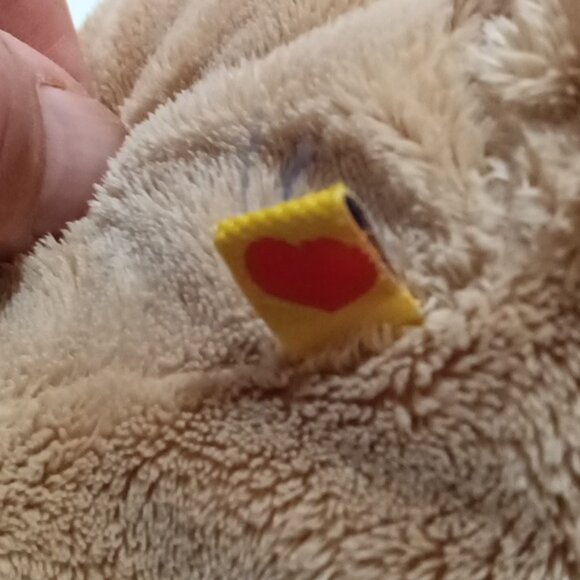 Build-a-Bear Plush‎ 14" Stuffed Teddy Bear Embroidered Eyes Beige Fur - Picture 6 of 7